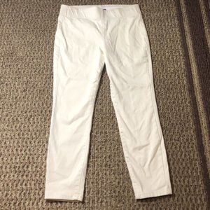 Simply Vera VERAWANG Pull on Crop Cream Pants